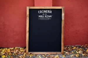 Pizarra para colgar
